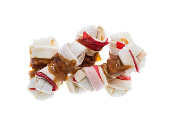CHEW KNOTS WITH CHICKEN RED-RAWHIDE ΜΕ ΚΟΤΟΠΟΥΛΟ