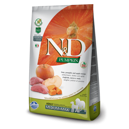 N&D Grain Free Pumpkin Boar & Apple Adult Medium & Maxi