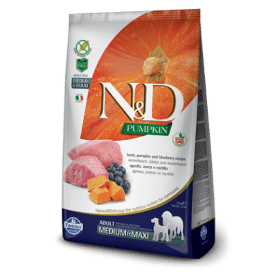 N&D Grain Free Pumpkin Lamb & Blueberry Adult Medium & Maxi